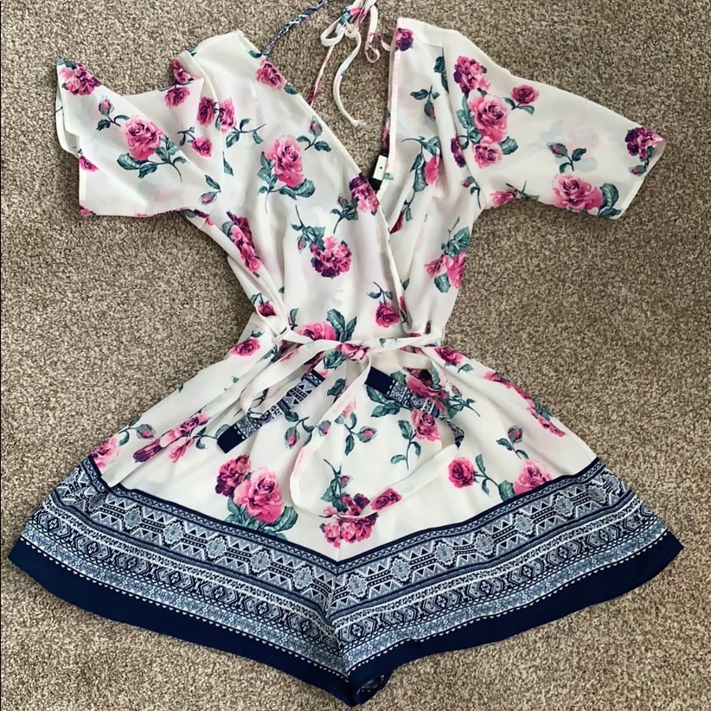Brand new with tags floral romper